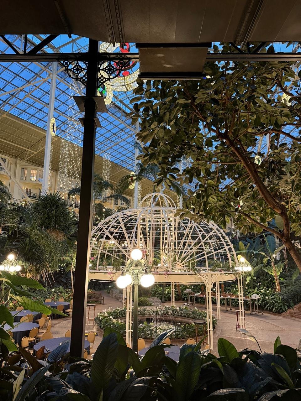 Indoor gardens at Gaylord Opryland